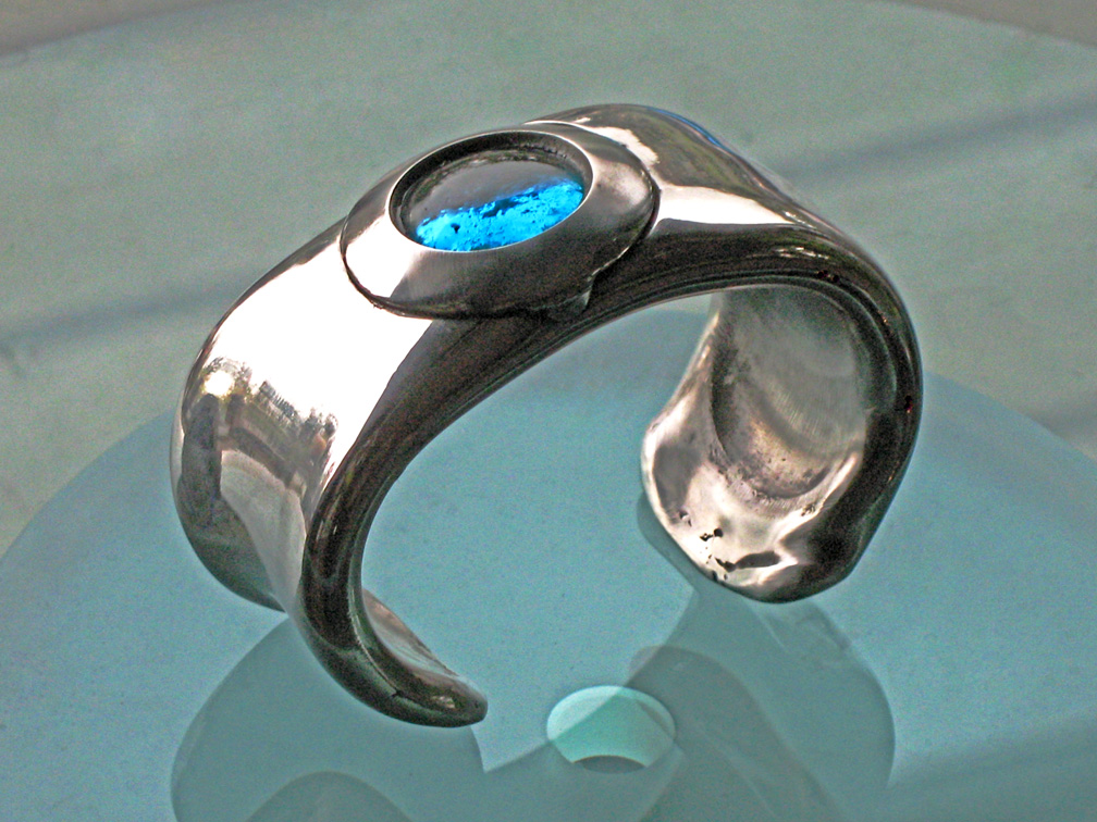 Aqua Bead Bracelet