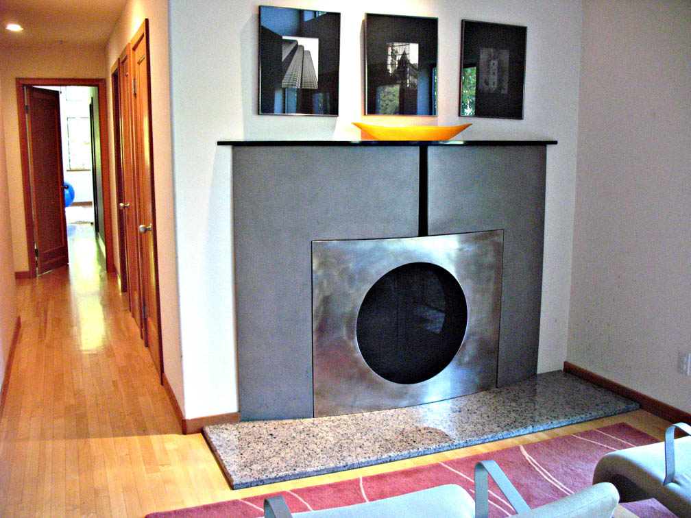 Stainless Fireplace Screen