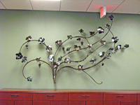 Grape Wall Panel Sculpture