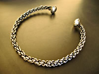 Woven Torc w/ Button Finials (neckring)