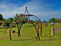 Pendentive Gazebo with Trellises