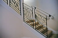 Free Form Art Nouveau Interior Railing 2