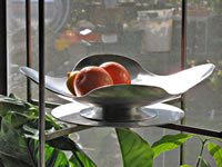 Quatrefoil Fruit Bowl - Stainless Steel